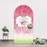 Aperturee Aperturee Sweetie One In A Melon Birthday Arch Backdrop